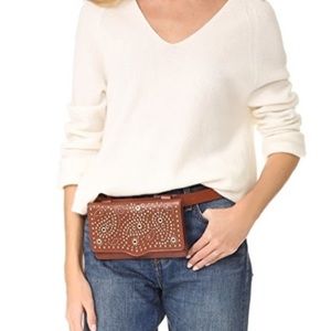 NWT Rebecca Minkoff Bandana Leather Belt Bag